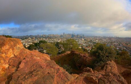 San Francisco in December from Corona Heights
