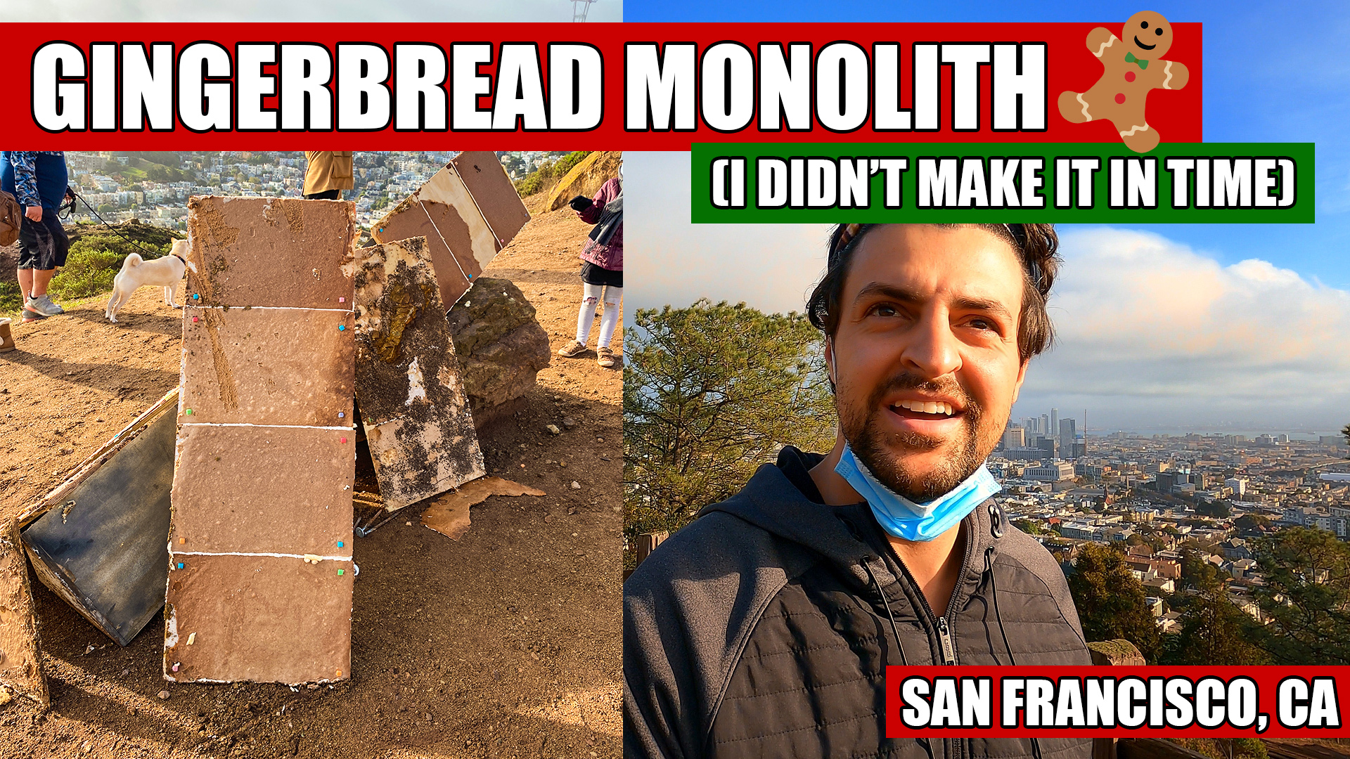 Gingerbread Monolith in San Francisco Vlog
