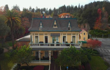 Madrona Manor Drone Shot