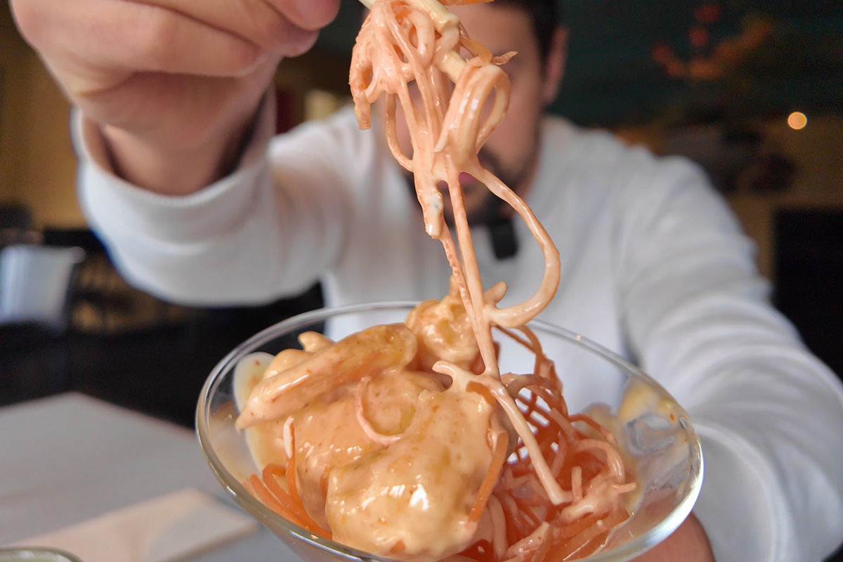 Osake Martini Prawns Osake Martini Prawns